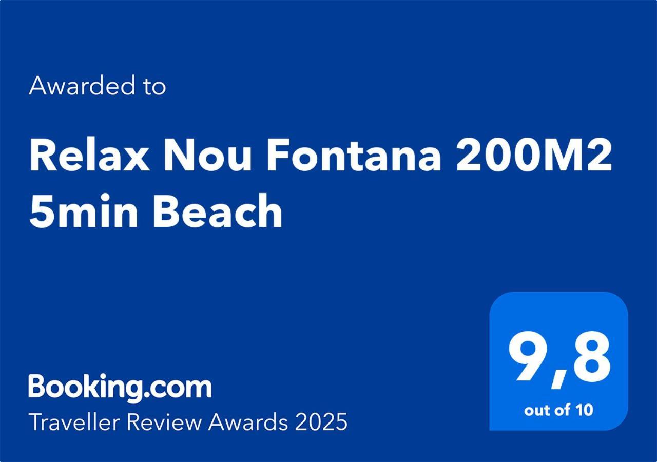 Relax Nou Fontana 200M2 5Min Beach Jávea Zewnętrze zdjęcie